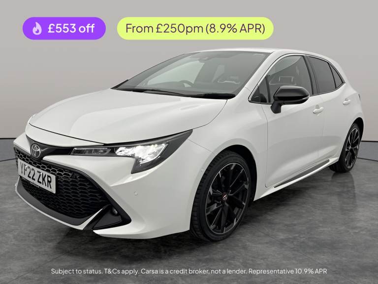 2022 Toyota Corolla 1.8 VVT-h GPF GR SPORT Hatchback 5dr Petrol Hybrid CVT Euro 6 (s/s) (122 ps H...
