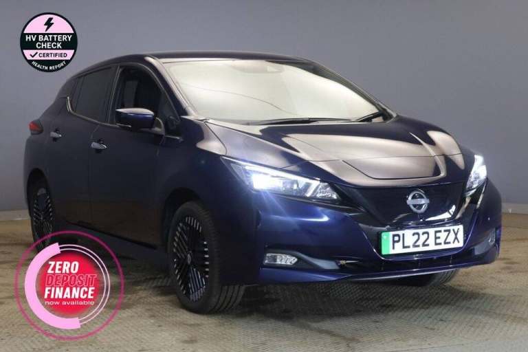 2022 Nissan Leaf 59kWh e+ Tekna Hatchback 5dr Electric Auto (217 ps) Hatchback ELECTRIC Automatic