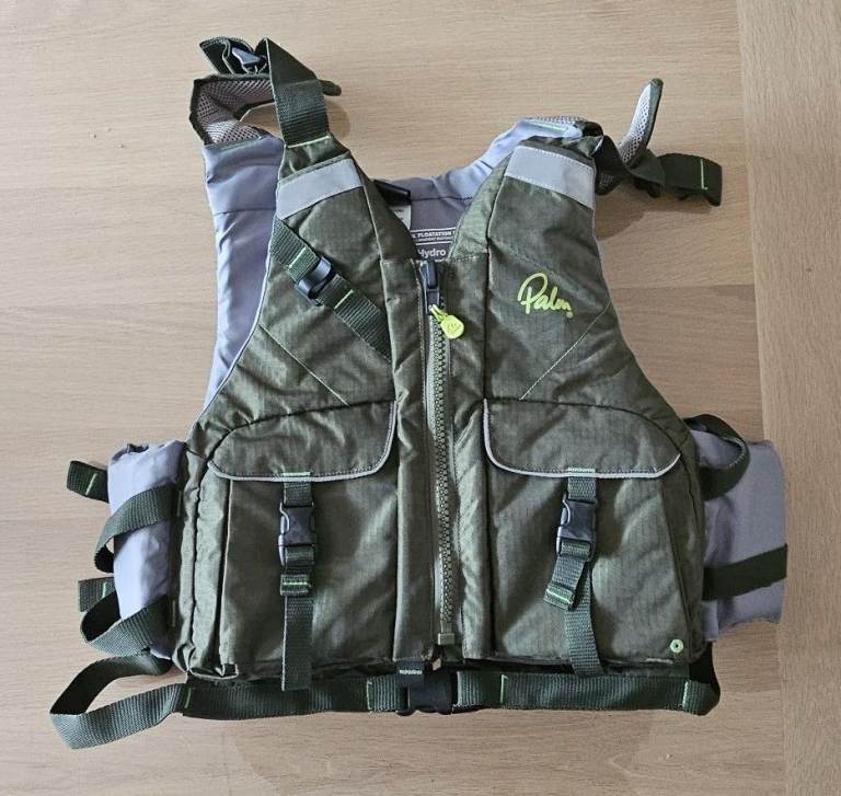 Palm Hydro Buoyancy Aid PFD 50N XL/XXL Olive Green — New, Unused, No Tags