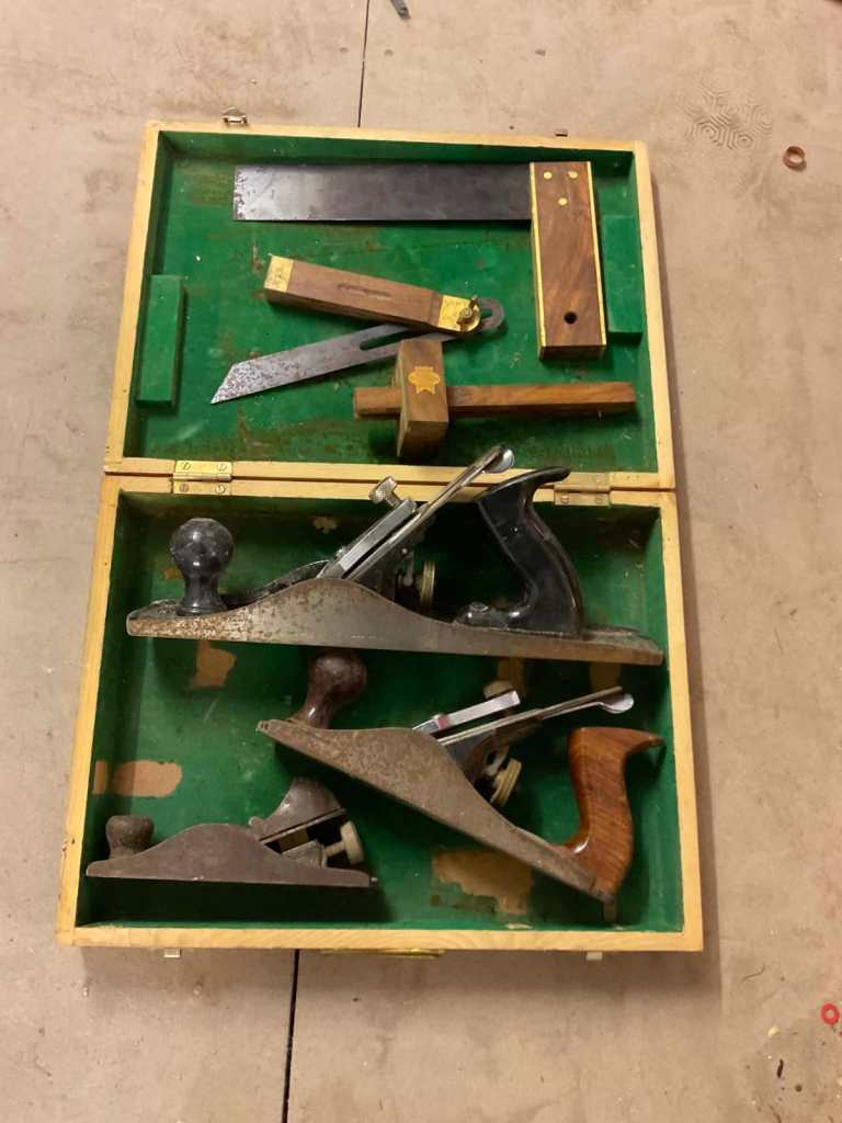 Planes & Woodworking Tool Set in Box