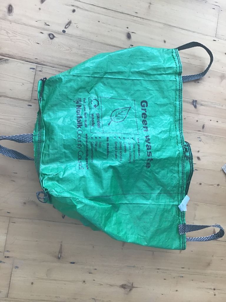 Garden waste sacks