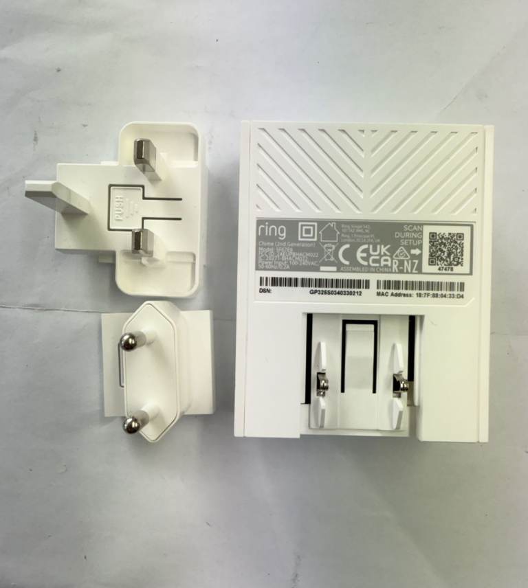 Ring Chime 2nd Generation Wireless Plug-In Doorbell Chime for Ring Devices – New