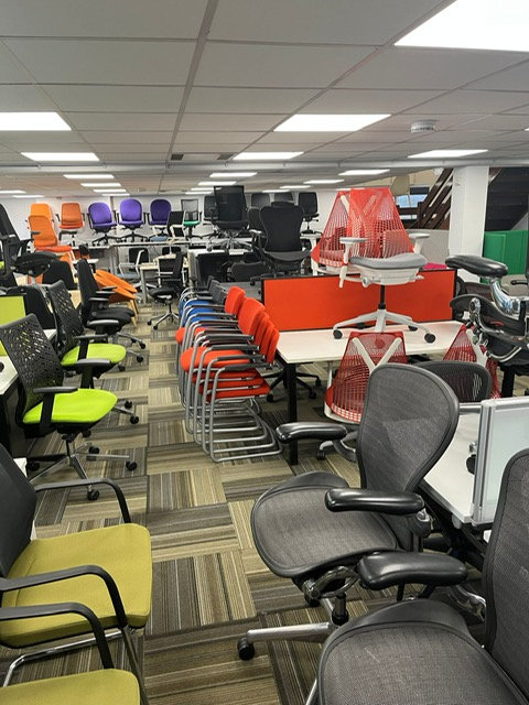 USED OFFICE FURNITURE - REFURBISHED- BISHOPS STORFORD 