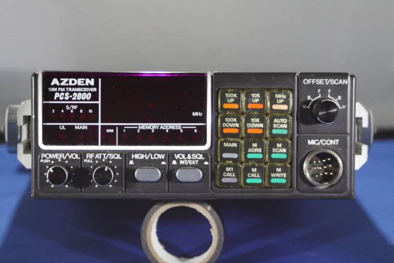 Azden PCS-2800 Vintage 10m 28-29.995MHz FM Transceiver, Ham, Amateur, Transceiver, Radio