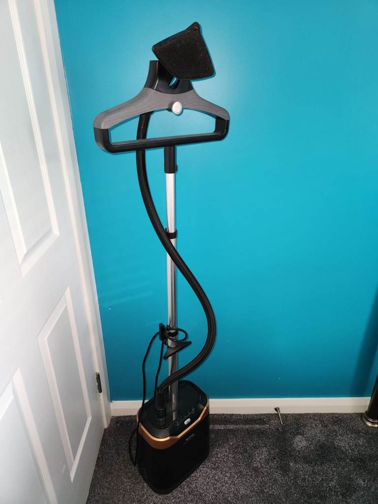 TEFAL Garment Steamer - Black and Gold, Good Condition
