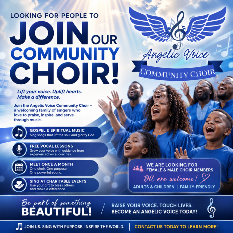Angelic Voice Community Choir recruitment 