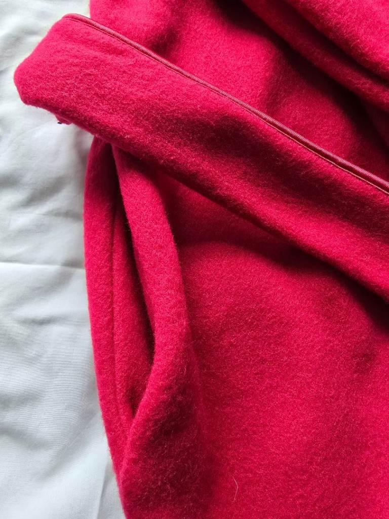 Dressing gown deep maroon/pinkish