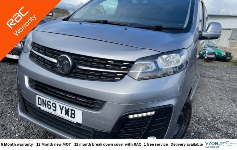 2019 Vauxhall Vivaro 1.5 Turbo D 2900 Sportive Panel Van 5dr Diesel Manual L2
