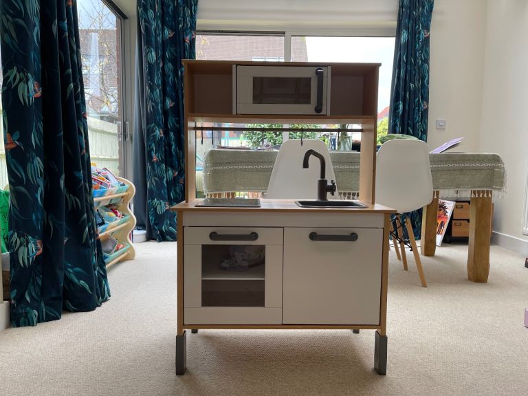 IKEA toy kitchen and lots of accessories 