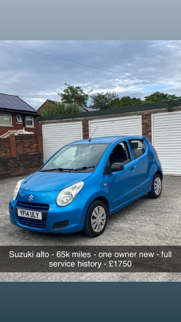 Suzuki alto 2014 67k miles 
