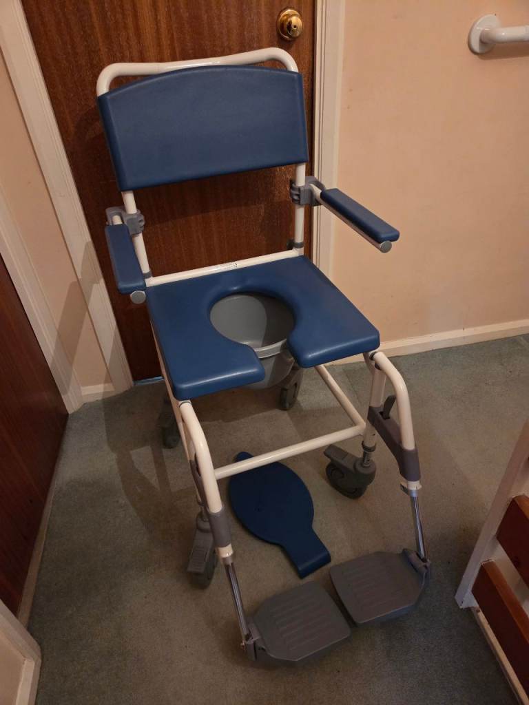 Aston Wheeled Commode / Shower Chair