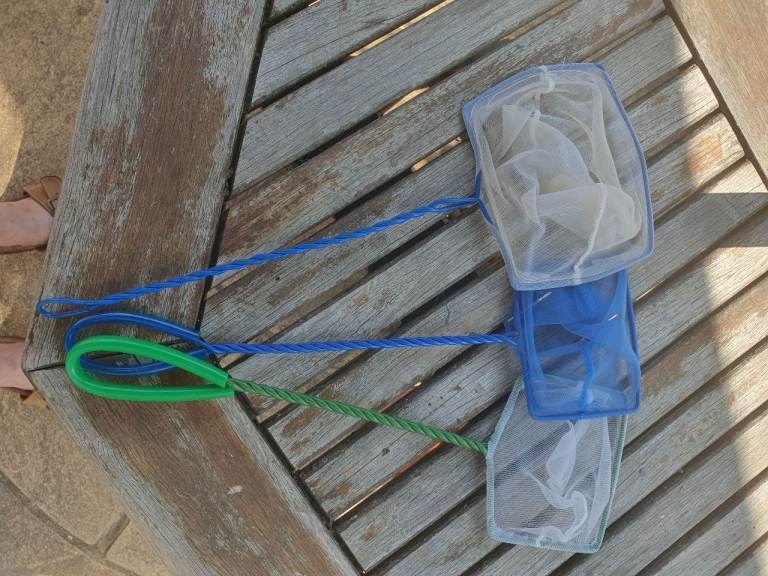 Fish tank nets x 3