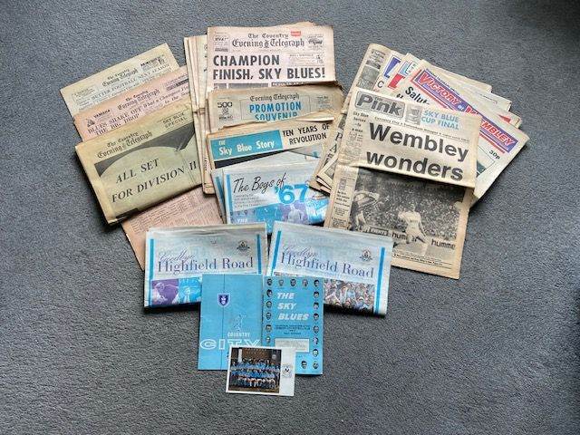 Coventry City football Memorabilia
