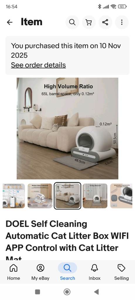 Cat robot litter box