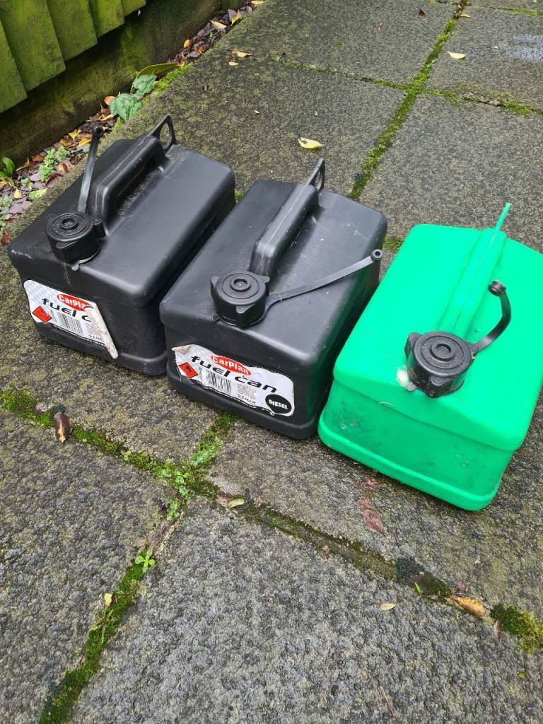 Petrol or diesel can 5l each