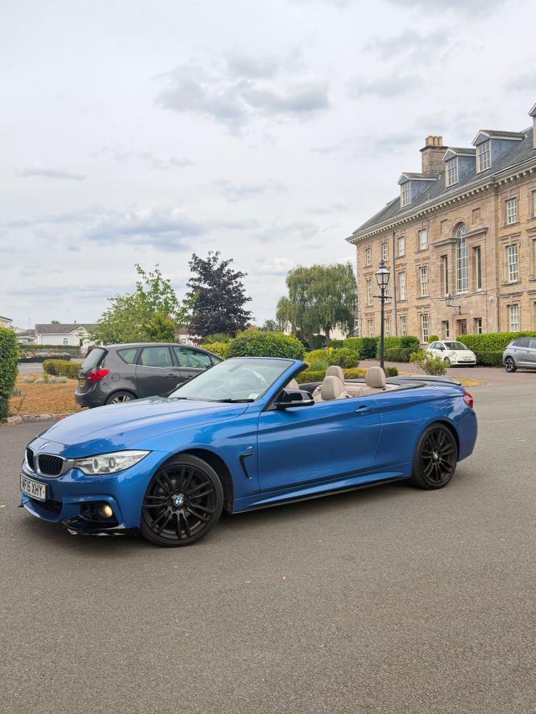 BMW 420d Convertible 2015 M Sport Estoril Blue ULEZ 