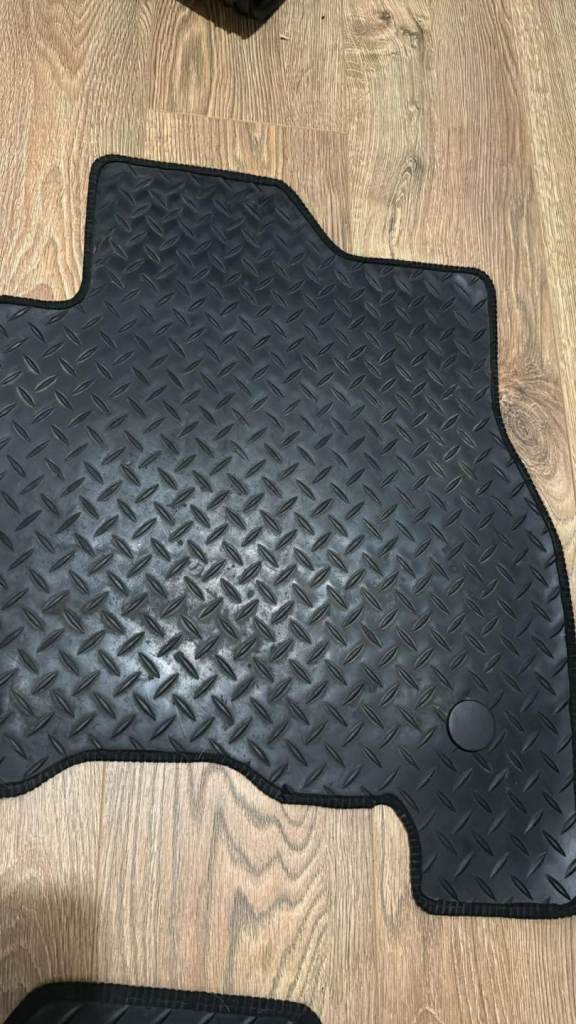 Rubber Nissan Leaf mats 