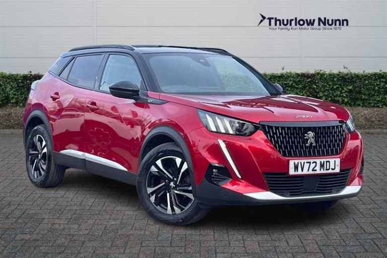 2022 Peugeot 2008 1.2 PureTech GT SUV 5dr Petrol Manual Euro 6 (s/s) (130 ps) SUV Petrol Manual