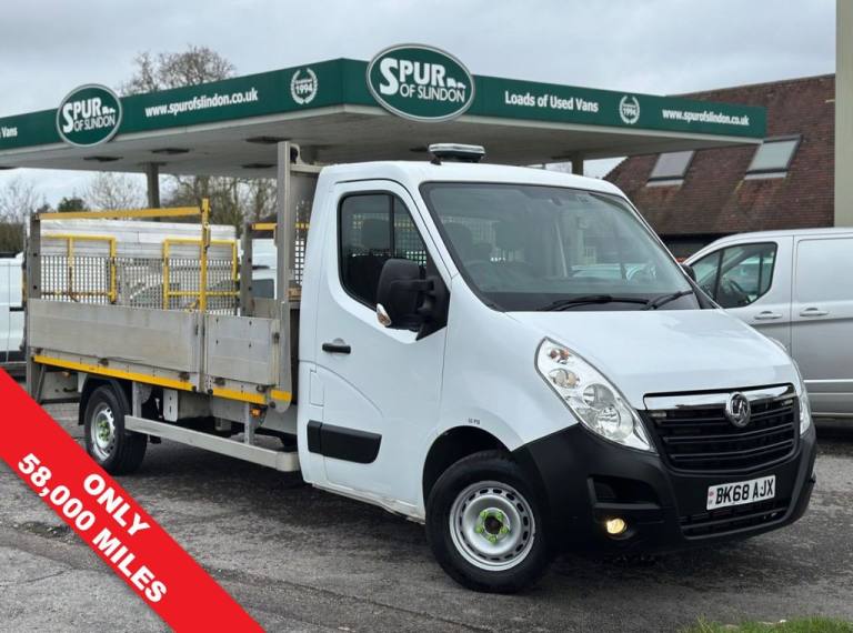 2018 Vauxhall Movano Dropside 2.3 CDTi 3500 BiTurbo 2dr Diesel Manual RWD L3 H1 Euro 6 (130 ps) D...