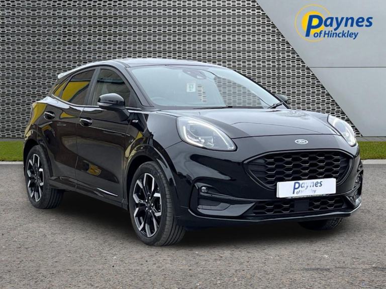 2023 Ford Puma ST-Line X 5 Dr 1.0L 125PS mHEV 6 Spd Agate Black 1 OWNER NAV AC