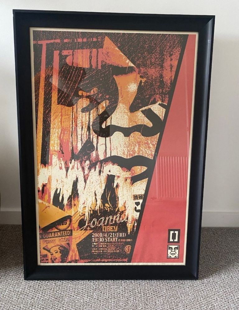 Shepard Fairey OBEY ANDRE THE GIANT PLAYBOY JOANNA LARGE PRINT CIRCA 2000