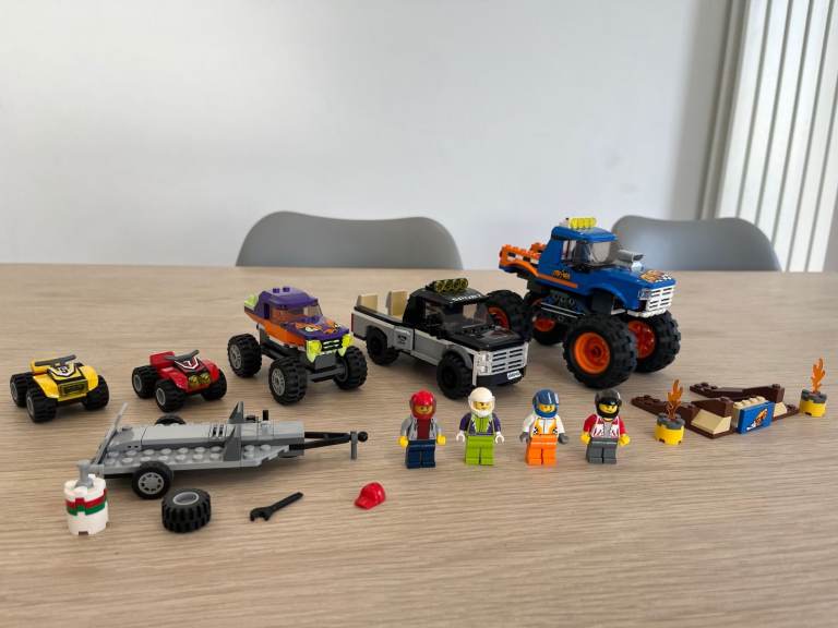 LEGO CITY Monster Trucks & Quad Bikes with Accessories & Instructions
