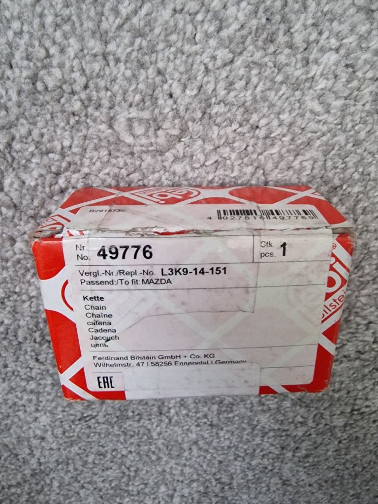 Febi Bilstein 49776 Chain, Oil Pump Drive for Mazda 3, 6, CX-7