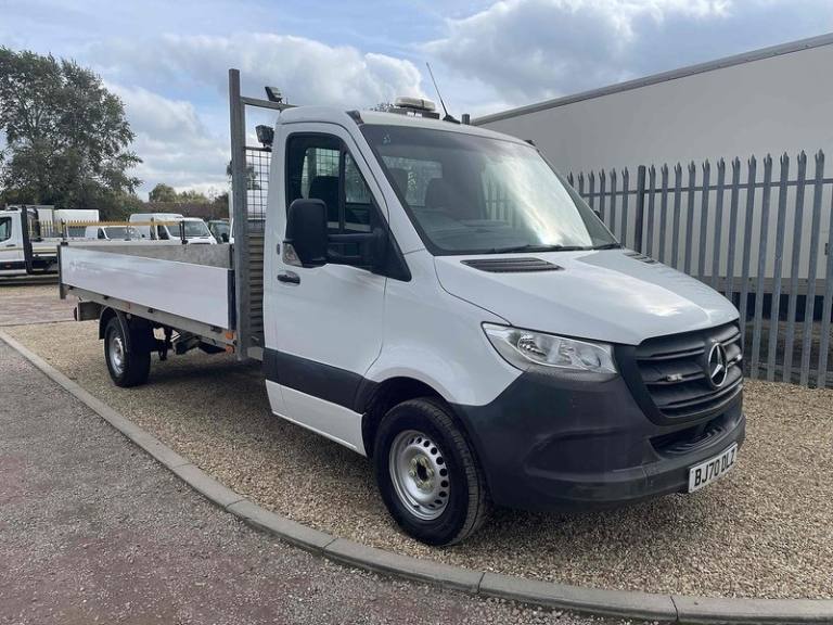2020 Mercedes-Benz Sprinter 2.1 316 CDI L3 LWB 14FT DROPSIDE - WHITE Dropside Diesel Automatic