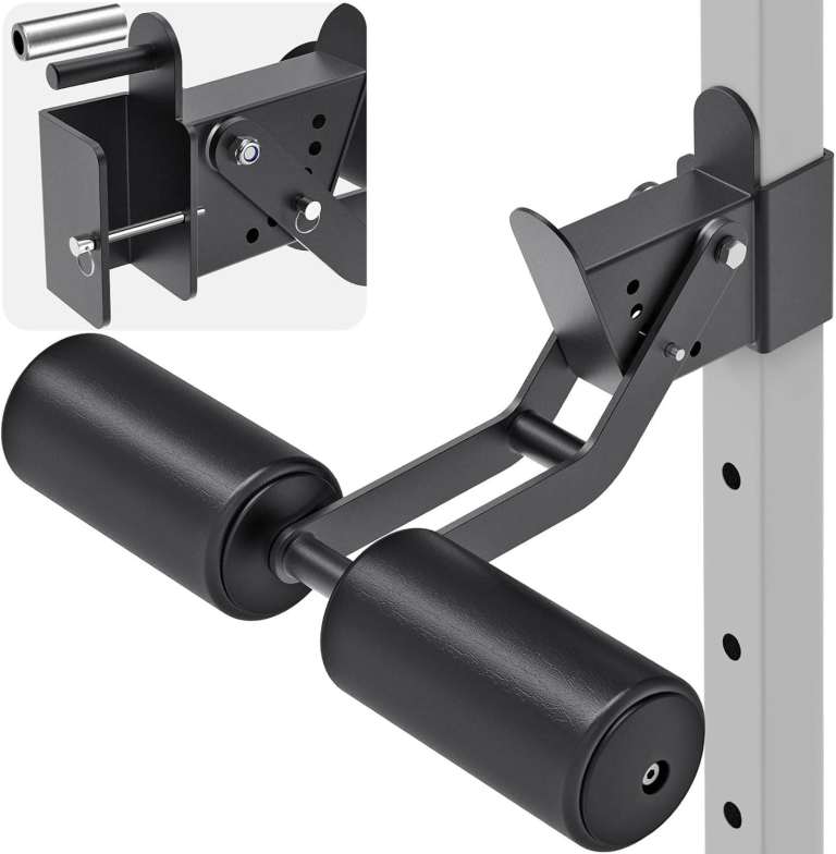 Nordic curl / leg extension attachment for 2" x 2" power racks cages