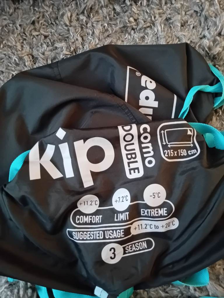 Kampa double sleeping bag 