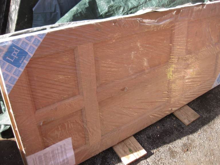  exterior redwood door 