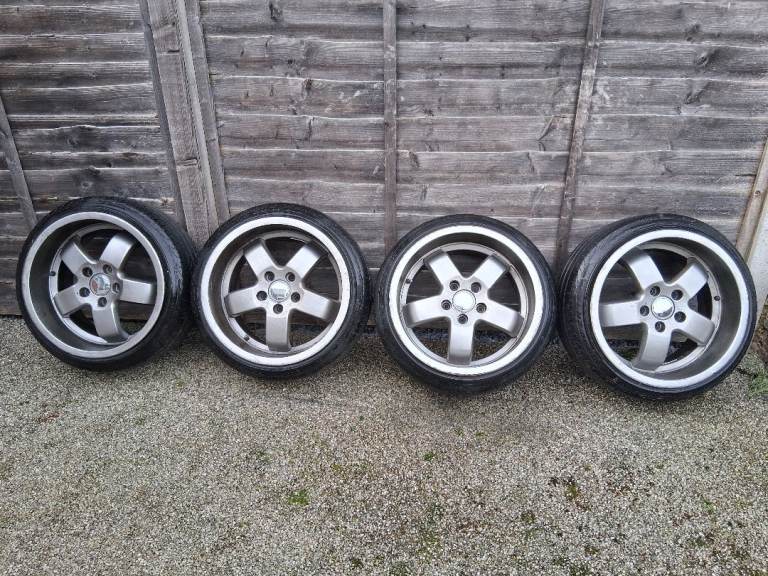 Deep Dish Alloy Wheels 17x9.5 5x114.3 