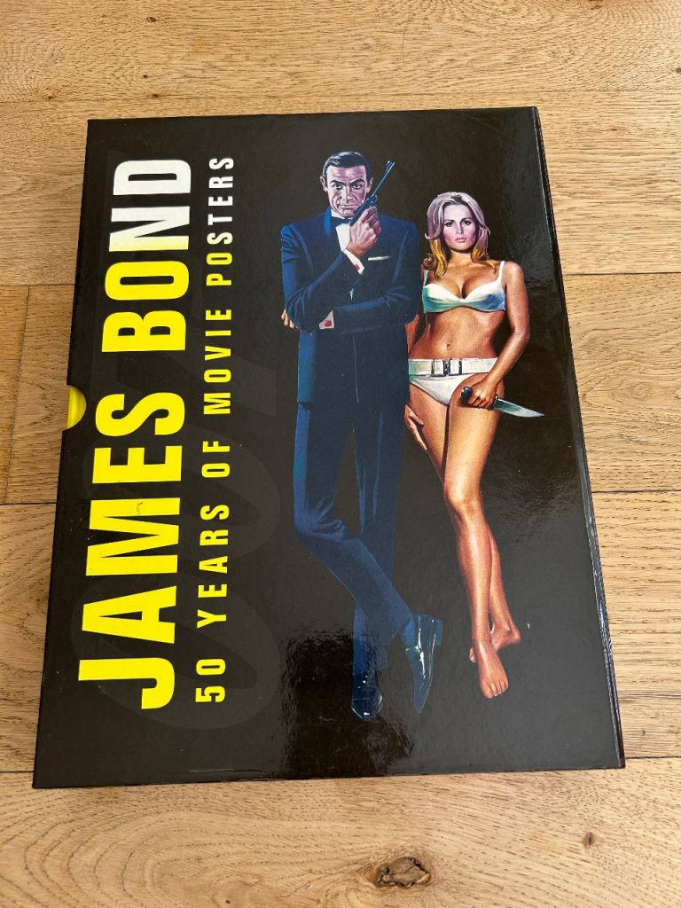 James Bond 50 Years of Movie Posters Coffee Table Book