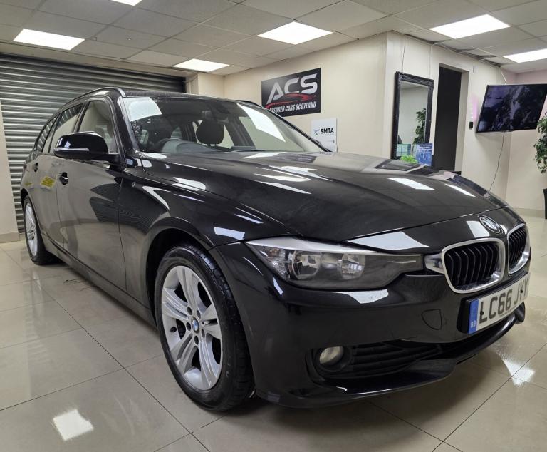 BMW 3 SERIES 1.5 318i Sport Touring Black Manual WARRANTY 12 MONTHS MOT