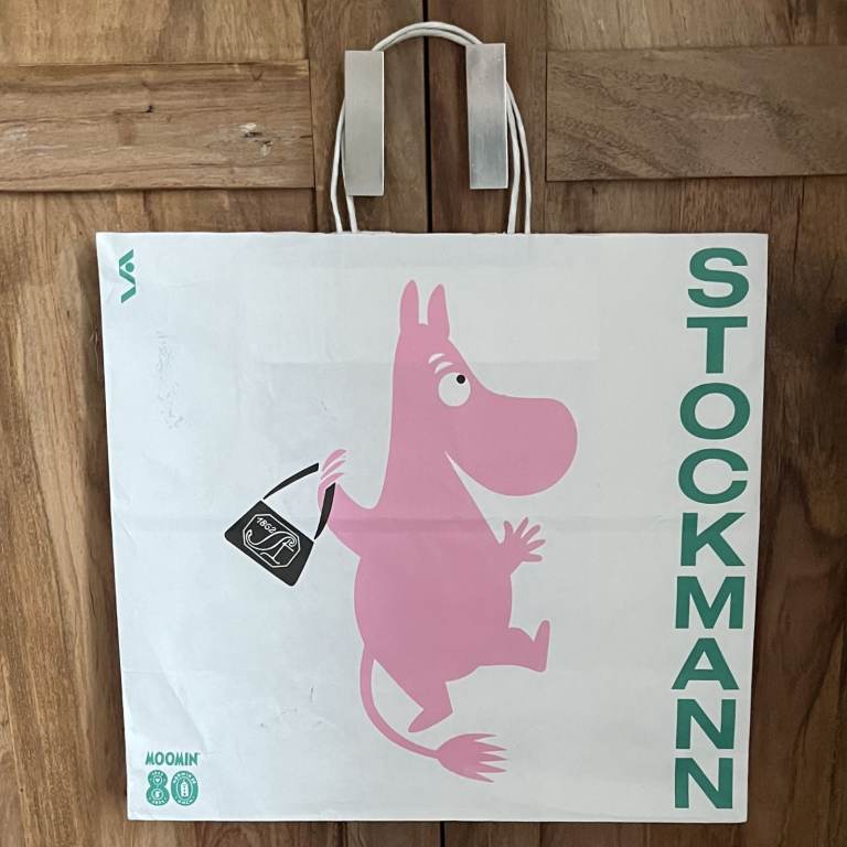 Stockmann, Finland, Moomin 80th anniversary paper carrier/gift bag. £3 ovno. Can post.