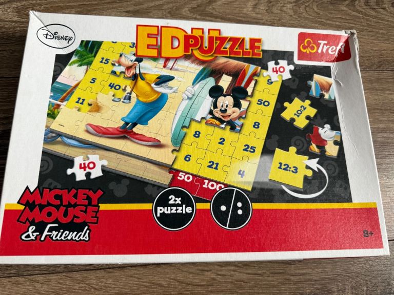 Disney Mickey Mouse and Friends Edu Puzzle multiplication and division 