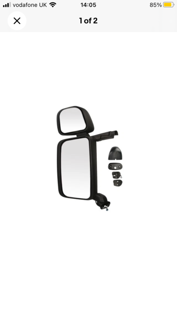 Scania mirror p/s and indicators pair