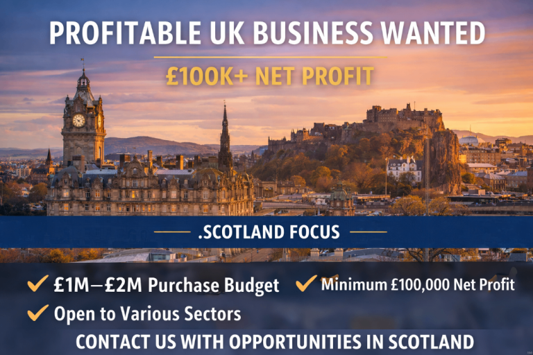 Profitable Business Wanted – £100K+ Net Profit