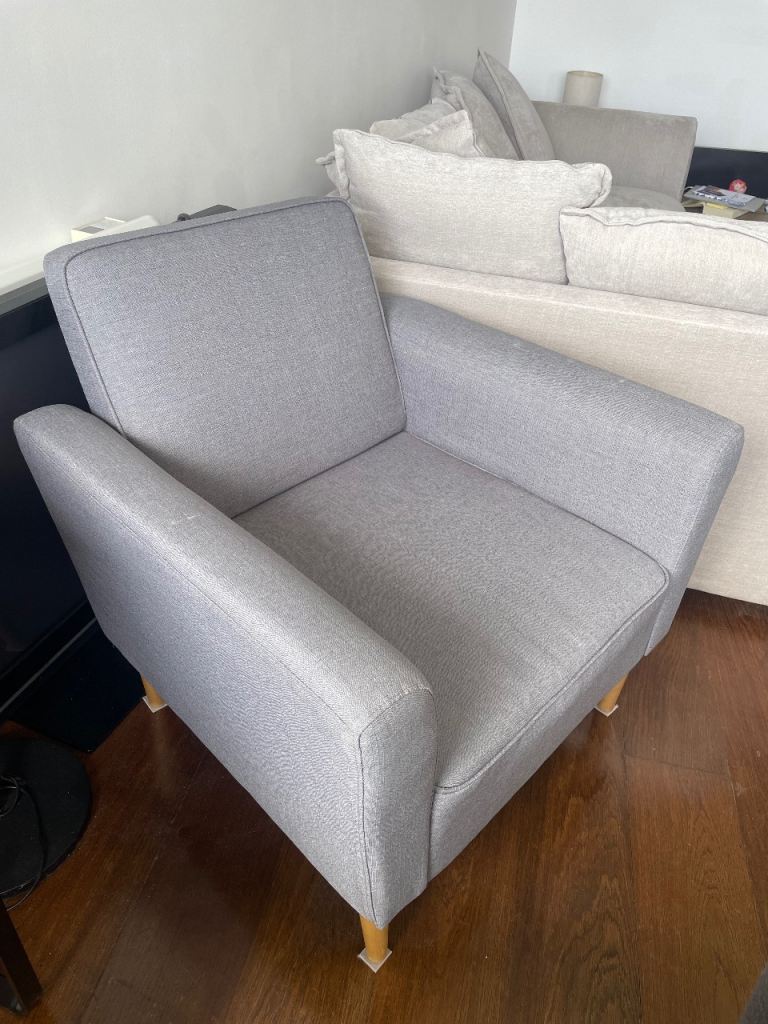 *****SOLD***** COLLECTION ONLY Grey Armchair