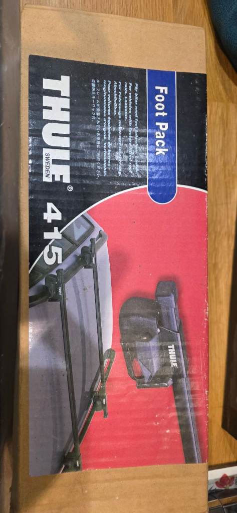 New Thule Roof bars, foot pack and locks