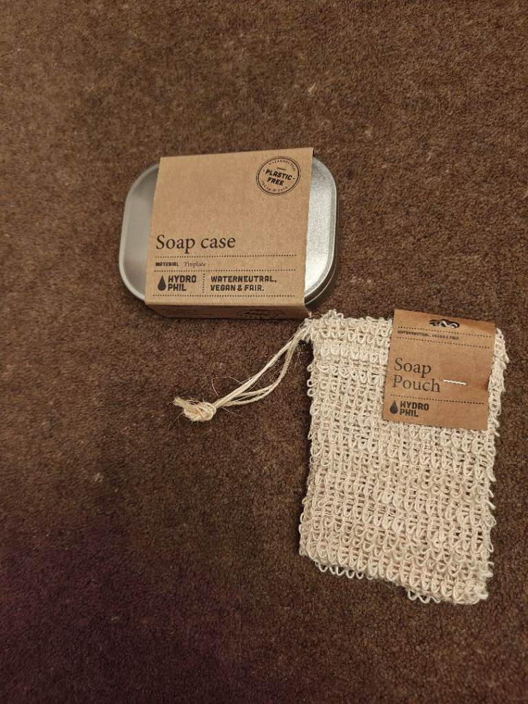 New soap case and soap pouch. 