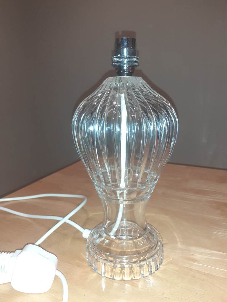 Irish Cavan Crystal Lamp