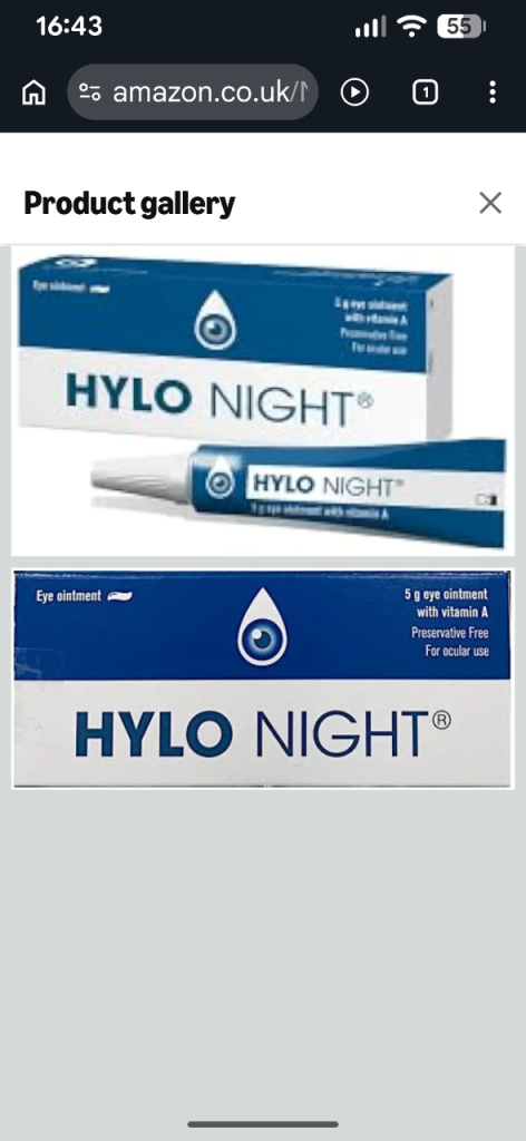 HYLO NIGHT ointment  20 tubes