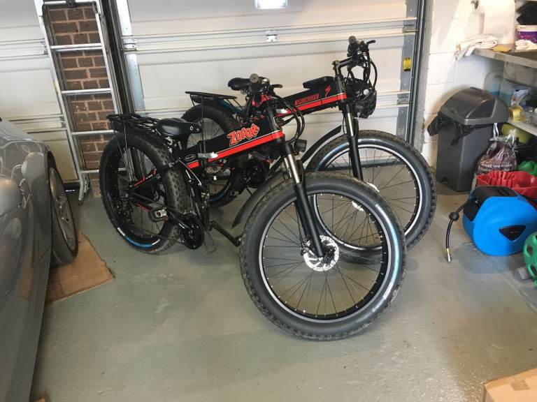 1000w Shengmilo MX01 Folding 48V Electric Fat Tyre E-bike Full Suspension. Rider height adjustable!