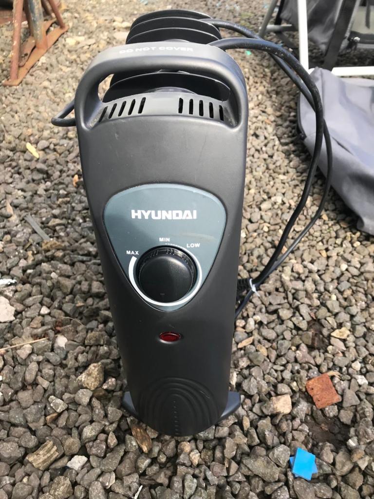 Hyundai mini oil filled radiator 750/800 watt 