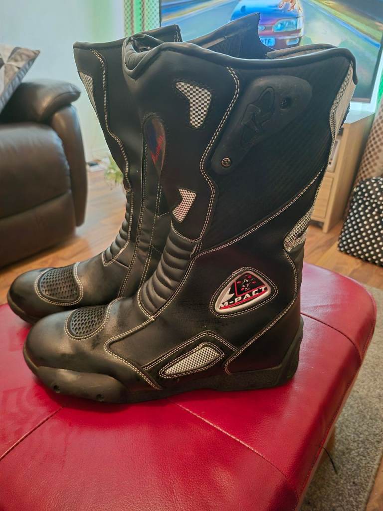 M-Pact Motorcycle Boots Size 11/46