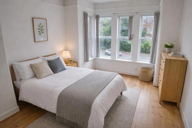 (Not a studio)Double room including bills for single occupancy or couple welcome Postcode LU3 1DJ