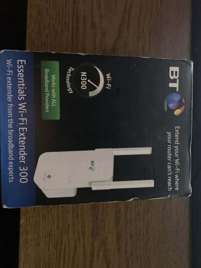 BT Essentials Wi-Fi Extender 300 - White (088159)