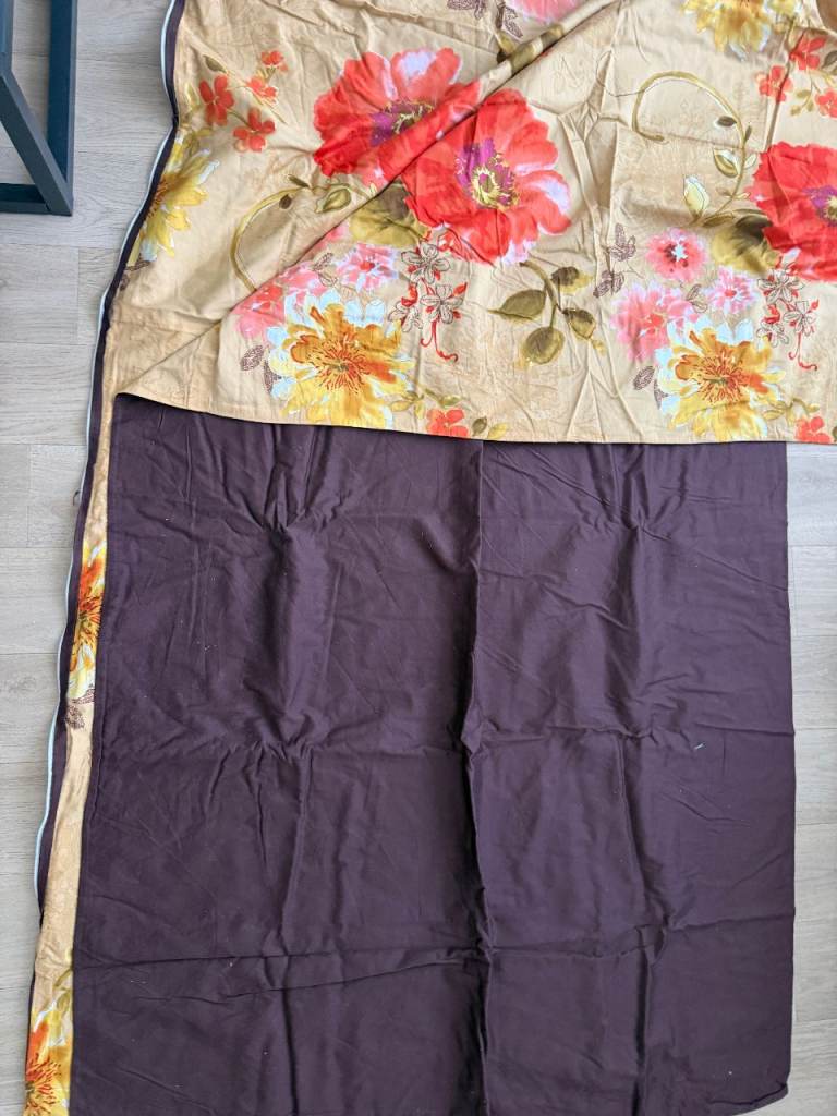 Floral Duvet Cover – Double Size zip closer