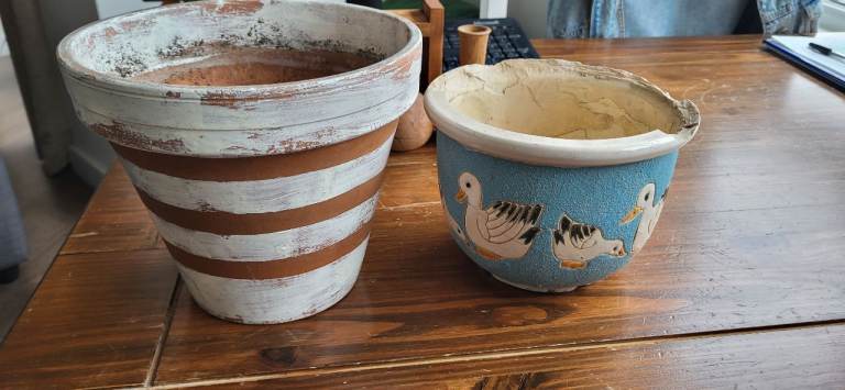 Decorative plant pots